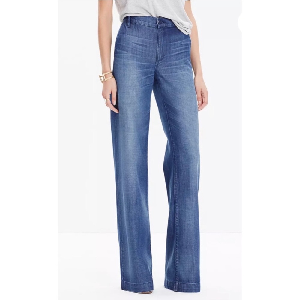 Madewell Wide-Leg Trouser Jeans | High Rise | Size 28